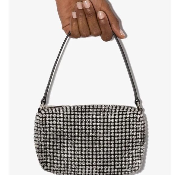 ♥️ AKIRA Heiress type flex handbag with all-over crystal embellishment - Picture 6 of 16